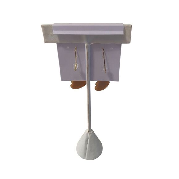 Frosted Christmas Cookie Tree Earrings. - Picture 4 of 6